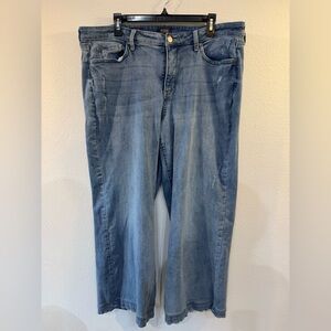 NYDJ Teresa Wide Leg Blue Jeans